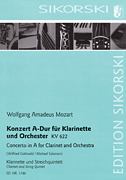 Concerto in A Major K 622 Clarinet and String Quartet cover